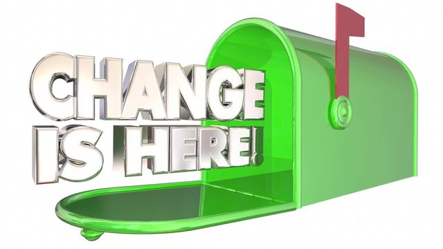 Change is Here Mailbox Message Alert Adapt 3d Animation