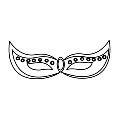 brazilian carnival mask celebration image vector illustration