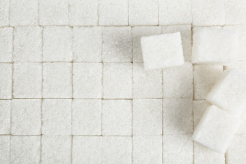 Sugar cubes as background