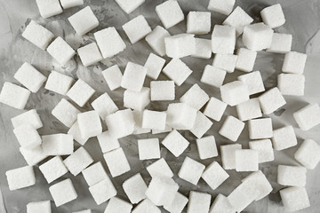 Sugar cubes as background