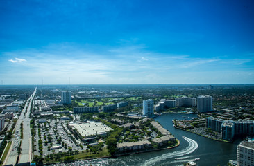 Fototapeta na wymiar Miami Beach Cityscape 