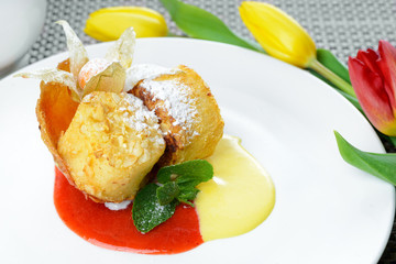 Asian fried ice cream