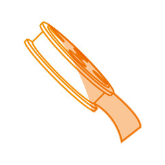 silhouette short filmstrips, cinematography production studio, vector illustration