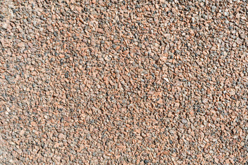 gravel granite chippings red closeup texture design