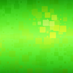 Green yellow brown shades glowing rounded tiles background