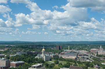 Fototapeta premium State capitol building in Hartford Connecticut