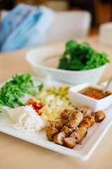 Vietnamese Meatball Wraps