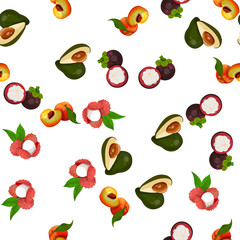 exotic tropical fruit