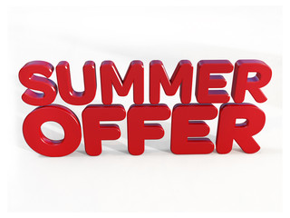 Red 3D Summer Offer
