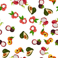 exotic tropical fruit