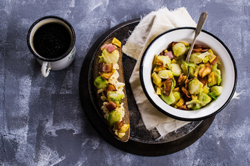 Sandwich with vegetables