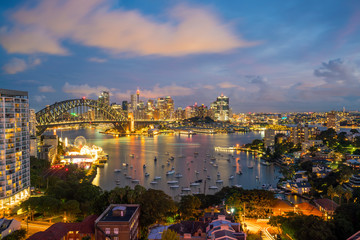 Obraz premium Downtown Sydney skyline