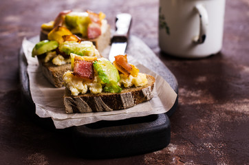 Sandwich with vegetables