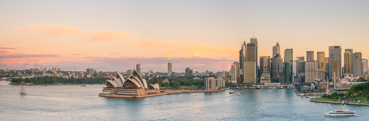 Downtown Sydney skyline