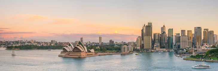 Wandaufkleber Skyline der Innenstadt von Sydney © f11photo