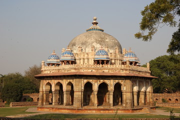 Grabmal des Isa Khan Niazi im Humayun Komplex, Delhi, Indien 