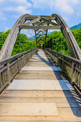 Fototapeta na wymiar 橋と風景
