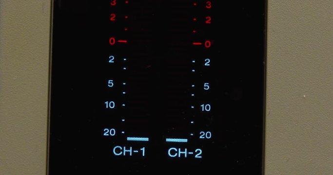 VU Audio Meter - Video Tape Deck