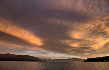 Fototapeta premium Mount Cook New Zealand Sunrise