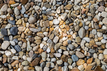 Nature background of pebble stone texture background