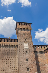 Sforza Castle in Milan, Italy