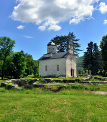 Small church on ruins