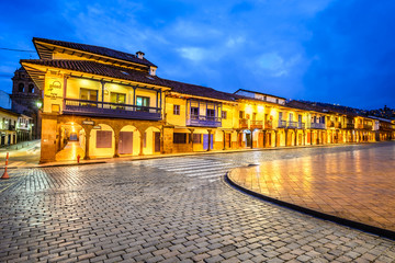 Fototapeta na wymiar Cusco, Peru - Plaza de Armas
