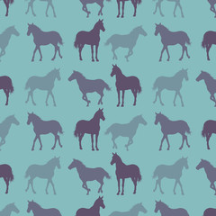 Horse pattern abstract vector