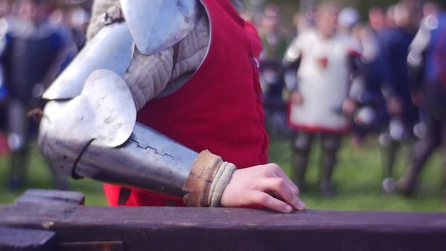 Knights Have a Rest After a Difficult Fight