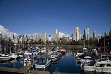 Fototapeta na wymiar Vancouver Skyline Canada