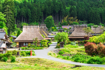 京都　美山かやぶきの里
