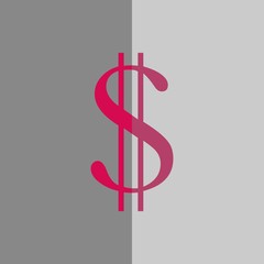 money icon stock vector illustration flat design