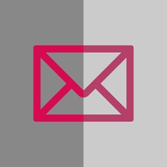 email icon stock vector illustration flat design