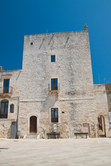 Norman swabian tower. Cisternino. Puglia. Italy. 