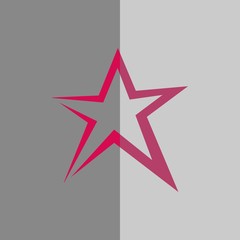 star icon stock vector illustration flat design