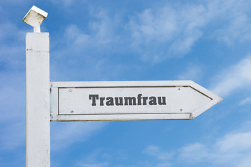 Schild 130 - Traumfrau