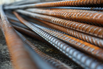 rebar steel reinforcing rod bar in construction industry