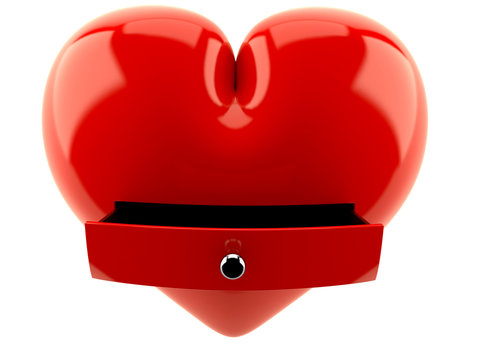 Heart with drawer
