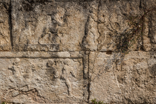 Ruins of Temple of Eshmun near Sidon, Lebanon