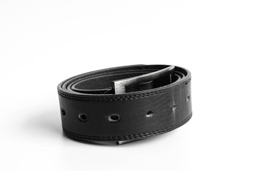 Black belt on isolate background.