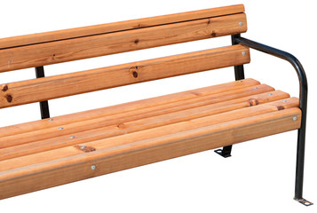  Park Bench Isolated on White