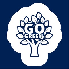 Go green tree