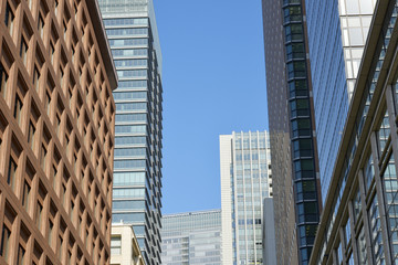Fototapeta premium High-rise buildings of fine weather - Marunouchi, Tokyo, Japan