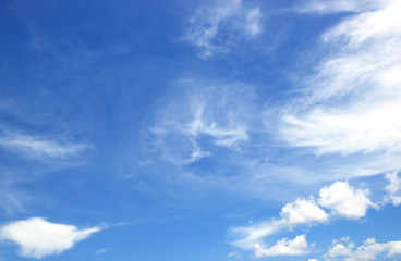 blue sky and clouds sky