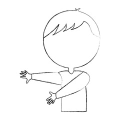 male surfer avatar character vector illustration design