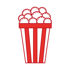 pop corn isolated icon vector illustration design