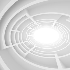 Obraz premium Futuristic Architecture Background. Web Graphic Design