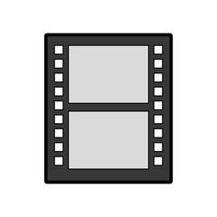 Obraz premium tape record film icon vector illustration design