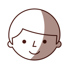 young boy avatar character vector illustration design