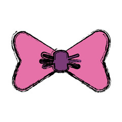 bow tie icon over white background. vector illustration